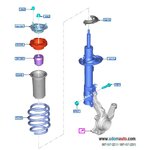 โช๊คอัพหน้า EcoSport (อีโคสปอร์ต) (คู่ = 2ตัว)