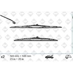 ใบปัดน้ำฝน BMW E46 (23+20นิ้ว) / Wiper Blades ก้านเหล็กสปอยเลอร์