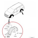 ซุ้มล้อหน้า GRAND CARNIVAL ปี07-12* 2.2L / แท้