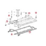 ฝาครอบวาวล์+ยางฝาวาวล์ CHEVROLET COLORADO 2.8 โคโรลาโด ปี2014-2017 /GMแท้