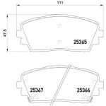 ผ้าดิสเบรค-หน้า KIA PICANTO 1.2 (รุ่น2) / พิคันโต