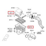 เสื้อกรองอากาศ+ฝาครอบ HYUNDAI H1 / อะไหล่แท้