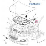 โฟมรองมุมฝากระโปรง LH CAPTIVA ปี 2007-2011