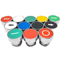 Schneider XB2 Metal Pushbutton : Pushbutton Head - Ø 22