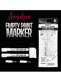Angelus Empty Paint Marker 3mm – ปากกาเปล่าแบบเติมสีได้ Made in USA