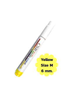 ปากกาไวท์บอร์ด CSR Water Chalk Size M (Yellow) ปากกาชอล์กน้ำขนาด M สีเหลือง