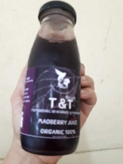 น้ำผลไม้หมากเม่าอินทรีย์พร้อมดื่ม 500