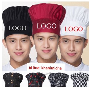 หมวกเชฟ/หมวกแก็ป/หมวกร้านอาหาร