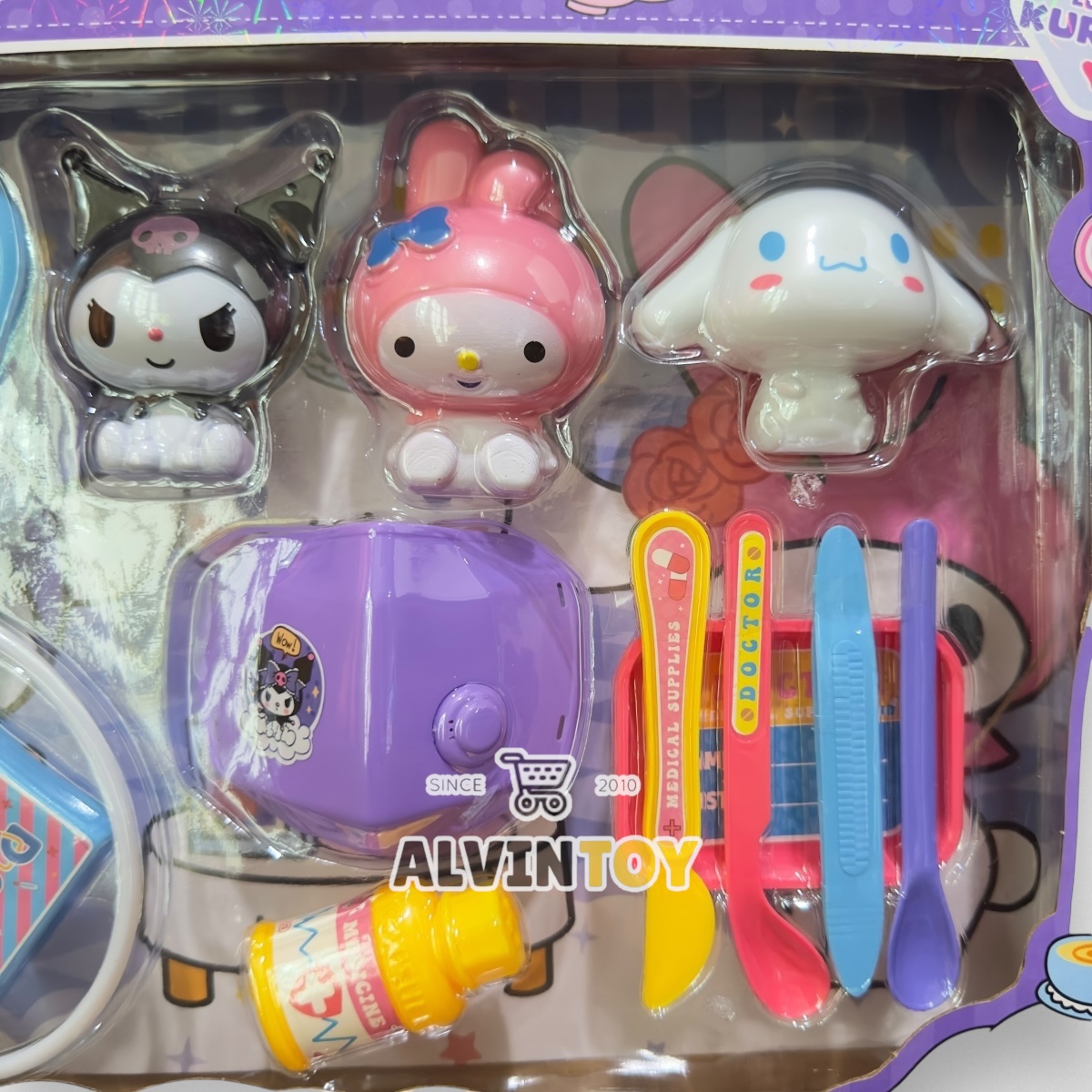 ชุดของเล่น Kuromi คุโรมิ พร้อมอุปกรณ์