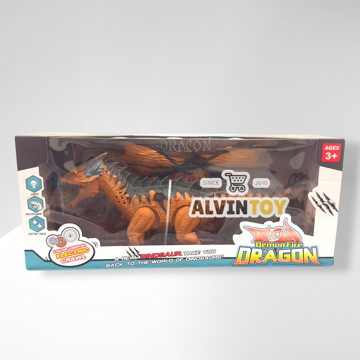 Demon Fire Dragons ของเล่น มังกร เดินได้ มีเสียง มีไฟ