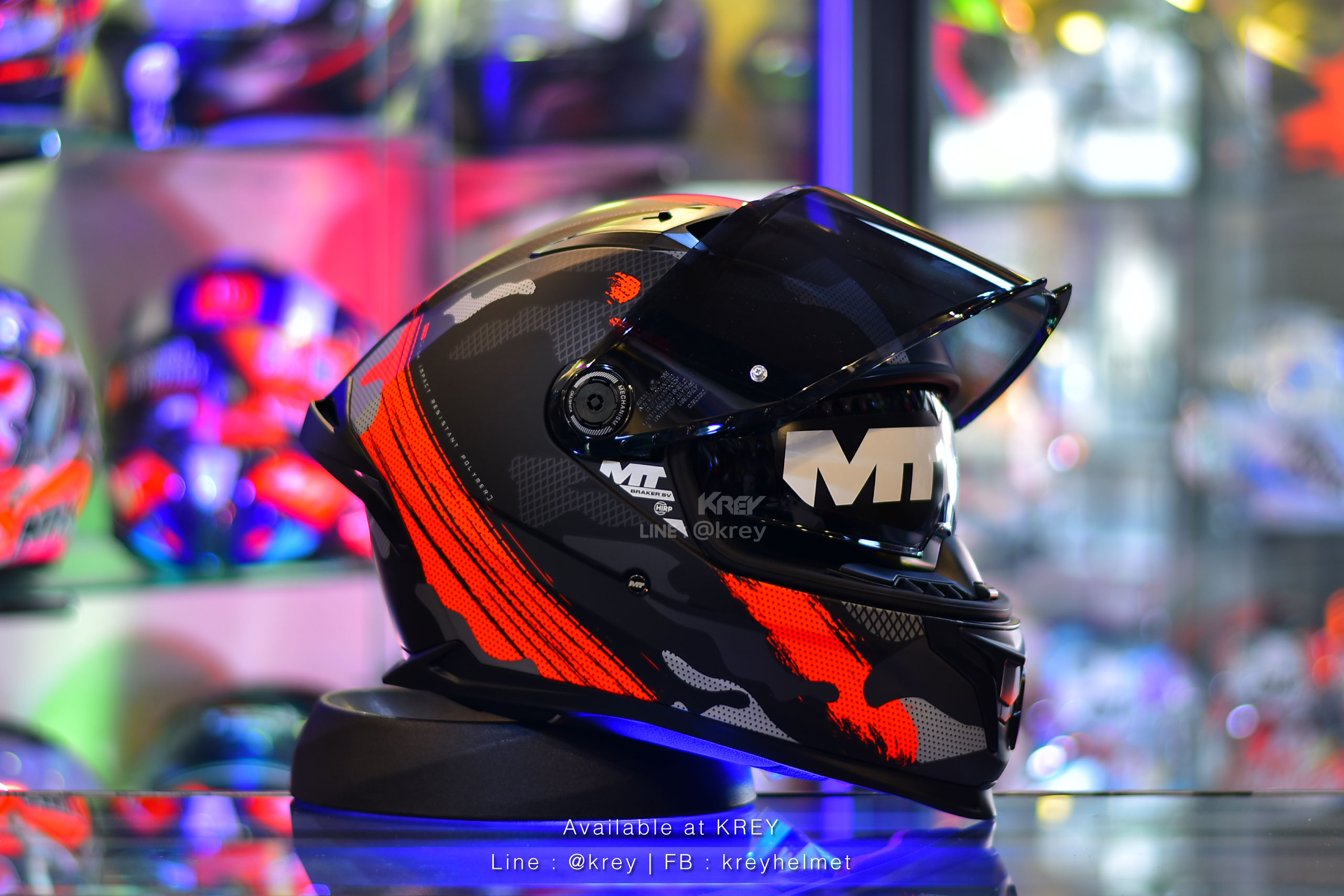 MT model BRAKER SV CROSSOVER MATT RED