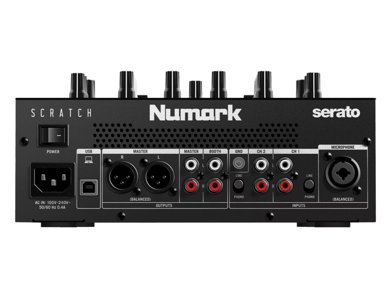 Numark Scratch *ของแท้รับประกัน 1ปี* 24-Bit 2-Channel Scratch Mixer, ดีเจ มิกเซอร์