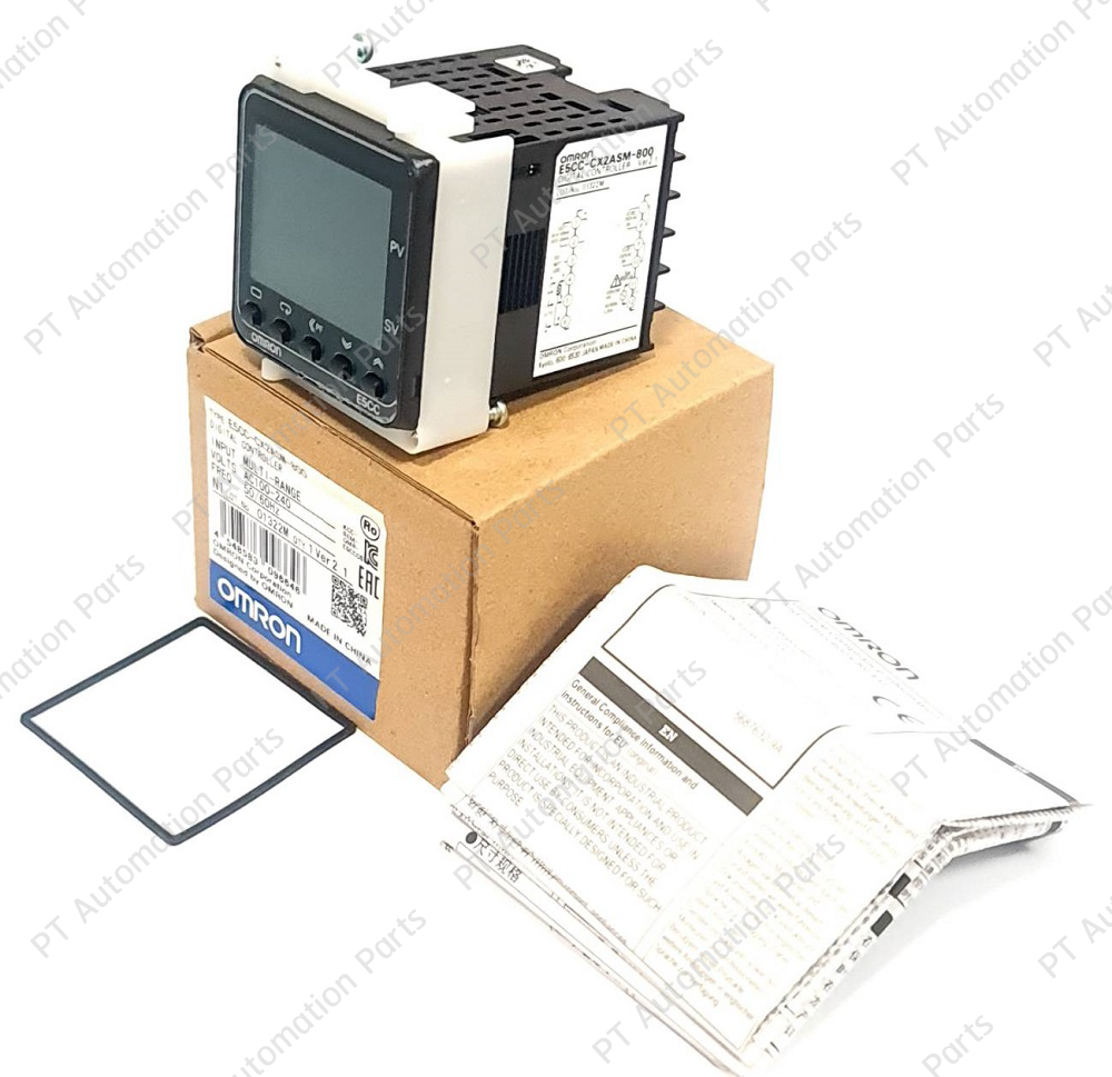 เครื่องควบคุมอุณหภูมิแบบดิจิตอล OMRON E5CC-CX2ASM-800 Digital Temperature Controller 1x Linear Current Output, 2x Auxiliary Output, 100-240VAC, Multi-Range, Size 48×48mm, Ver.2.1 E5CC