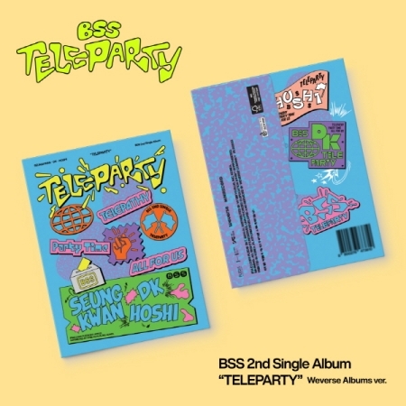 ( Pre-Order ) BSS ( Seventeen ) 2nd Single Album TELEPARTY ( Weverse ver ) * ไม่มี Poster พับ * วางจำหน่าย 8 / 1 / 2025