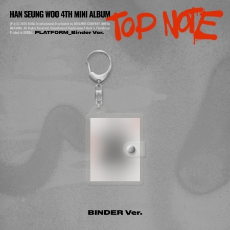 ( Pre-Order ) HAN SEUNGWOO 4th Mini Album [ Top Note ] Platform Binder ver * ไม่มี Poster พับในกล่อง วางจำหน่าย 30 / 6 / 2025