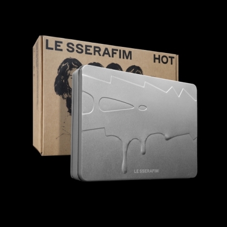 ( Pre-Order ) LE SSERAFIM 5th Mini Album HOT ( Tin Case ver ) * ไม่มี Poster พับในกล่อง * วางจำหน่าย 14 / 3 / 2025