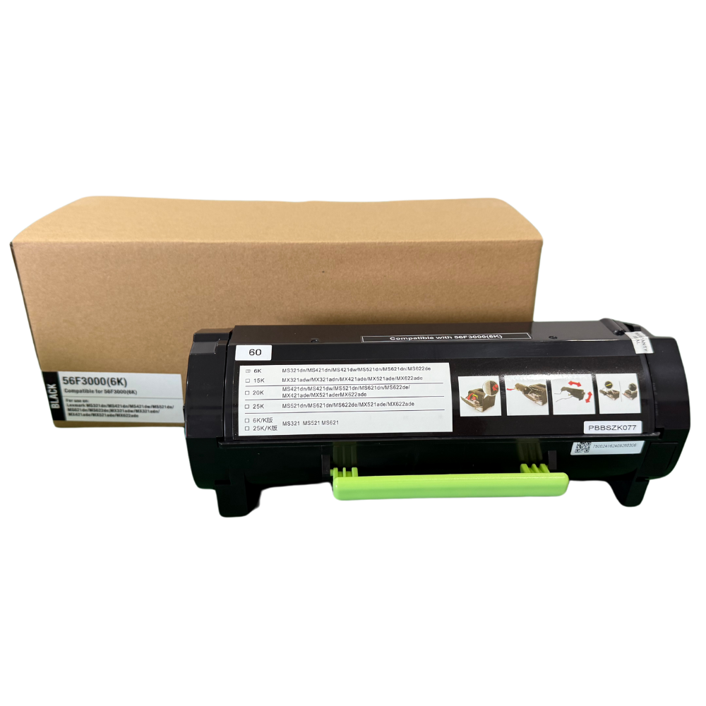 56F3000 (6K) ดำ หมึกเทียบเท่า Color box