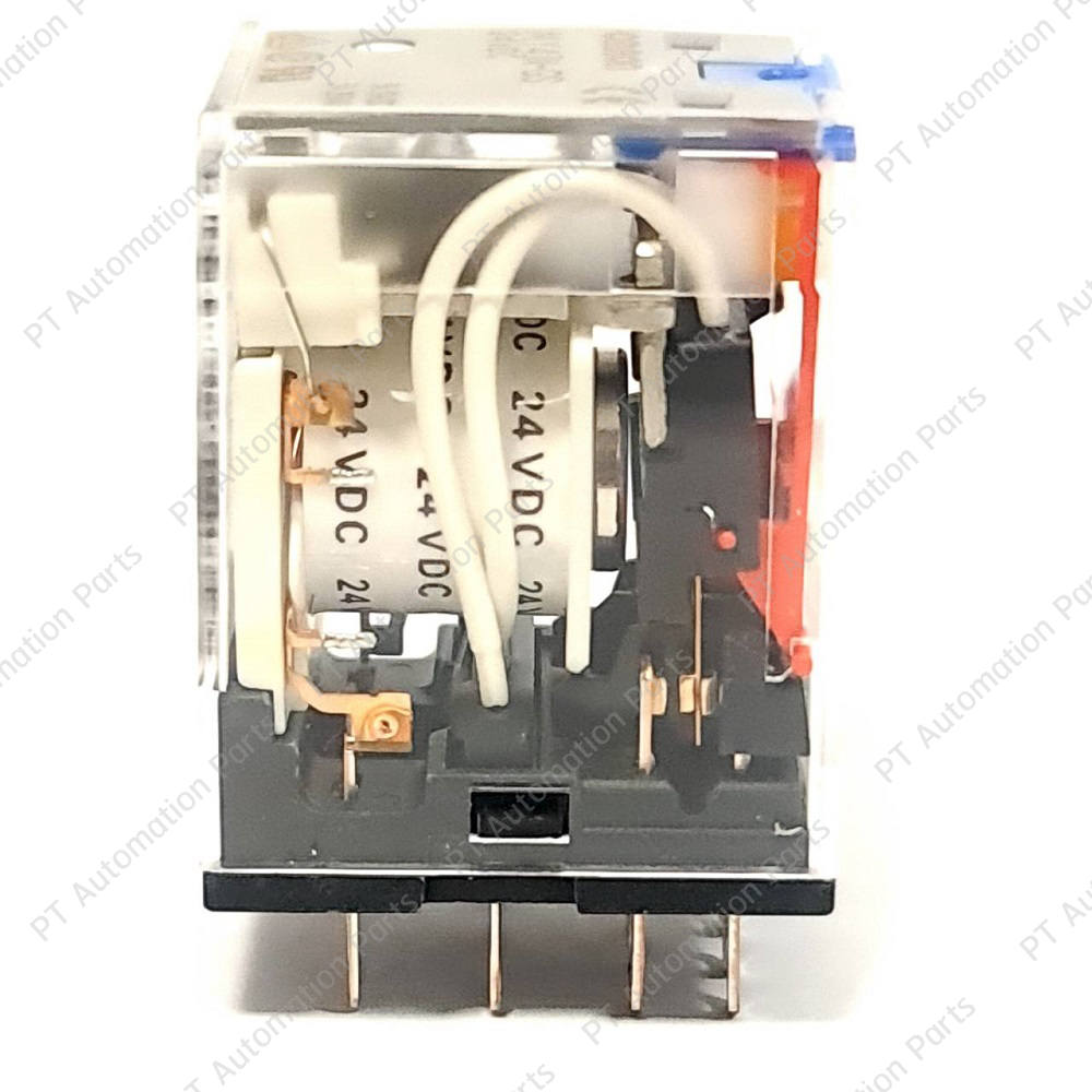Relay OMRON MY2IN-GS MY4IN-GS รีเลย์ คอยล์ 24VDC 220/240VAC 8ขา 14ขา 2คอนแทค 4คอนแทค with LED indicator latching lever