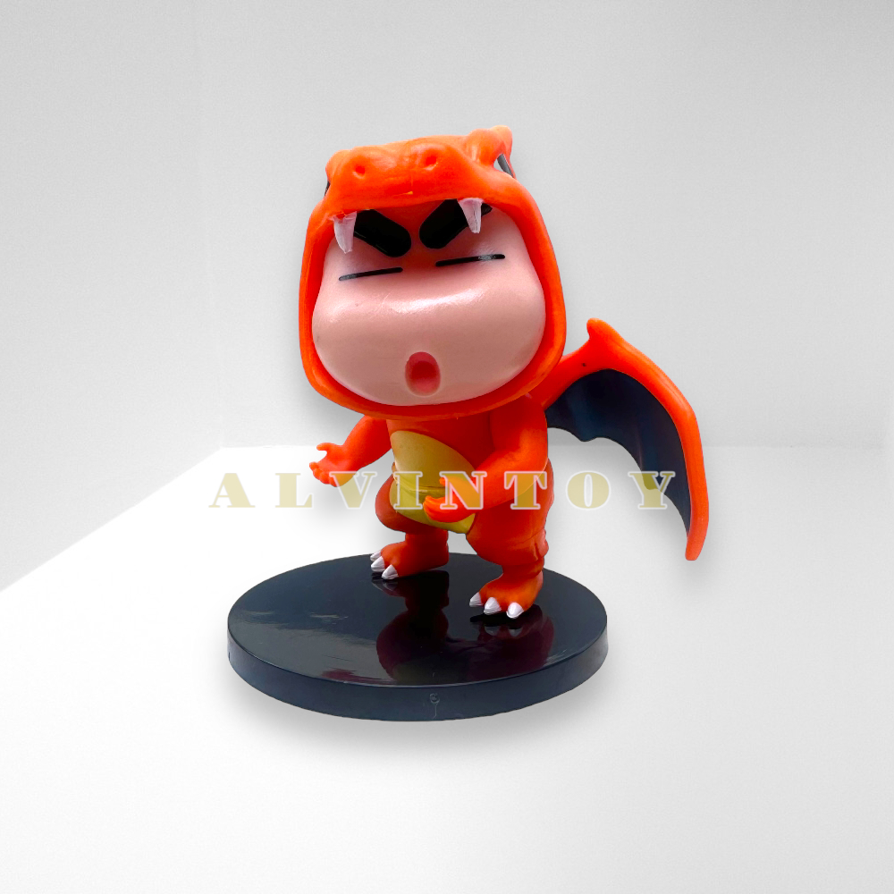 โมเดล ฟิกเกอร์ Shin-chan - ชินจังจอมแก่น ชุด 6 ตัว ขนาดความสูง 7-9 ซม.
