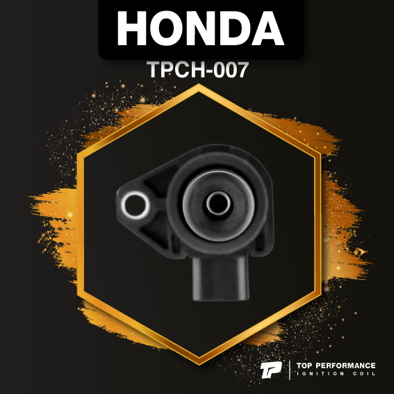 (ประกัน 3 เดือน) คอยล์จุดระเบิด HONDA - CIVIC ES 1.7 DIMENSION / D17Z - TPCH-007 - MADE IN JAPAN - คอยล์หัวเทียน ฮอนด้า ซีวิค ไดเมนชั่น