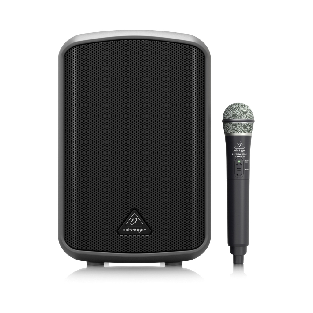Behringer MPA100BT *ของแท้รับประกัน1ปี* ชุดเครื่องเสียงเคลื่อนที่ มีแอมป์ในตัว 6 นิ้ว 100 วัตต์ คลาส D มีบลูทูธ พร้อมไมค์ลอย 1ตัว
