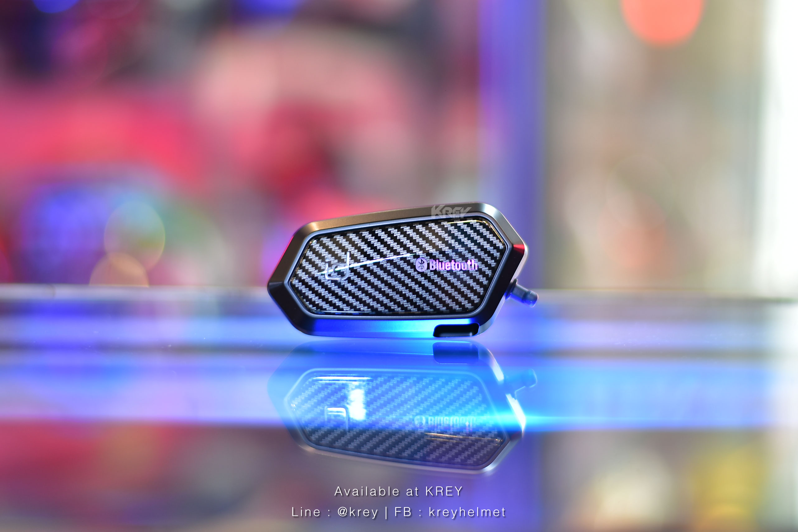 บูลทูธติดหมวก id221 MOTO A2 Pro : Carbon