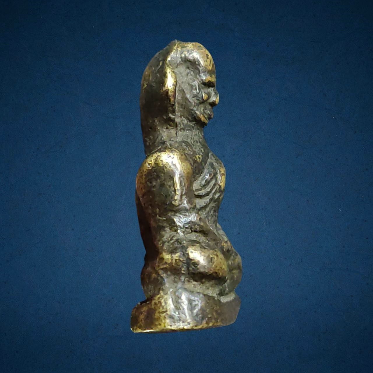 รูปหล่อโบราณ หลวงพ่อแจง วัดเกาะแก้ว พิษณุโลก ปี2493