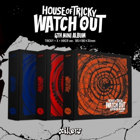( Pre-Order ) Xikers 4th Mini Album [HOUSE OF TRICKY : WATCH OUT] Set 3 ver * มี Poster พับในกล่อง * วางจำหน่าย 6 / 9 / 2024