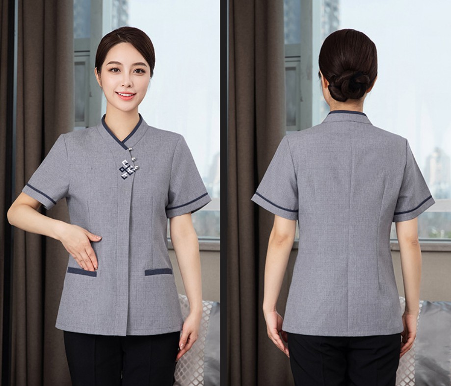 เสื้อแม่บ้าน ชุดแม่บ้าน เสื้อพนักงานทำความสะอาดห้องพักโรงแรม ชุดพนักงานทำความสะอาดโรงแรม