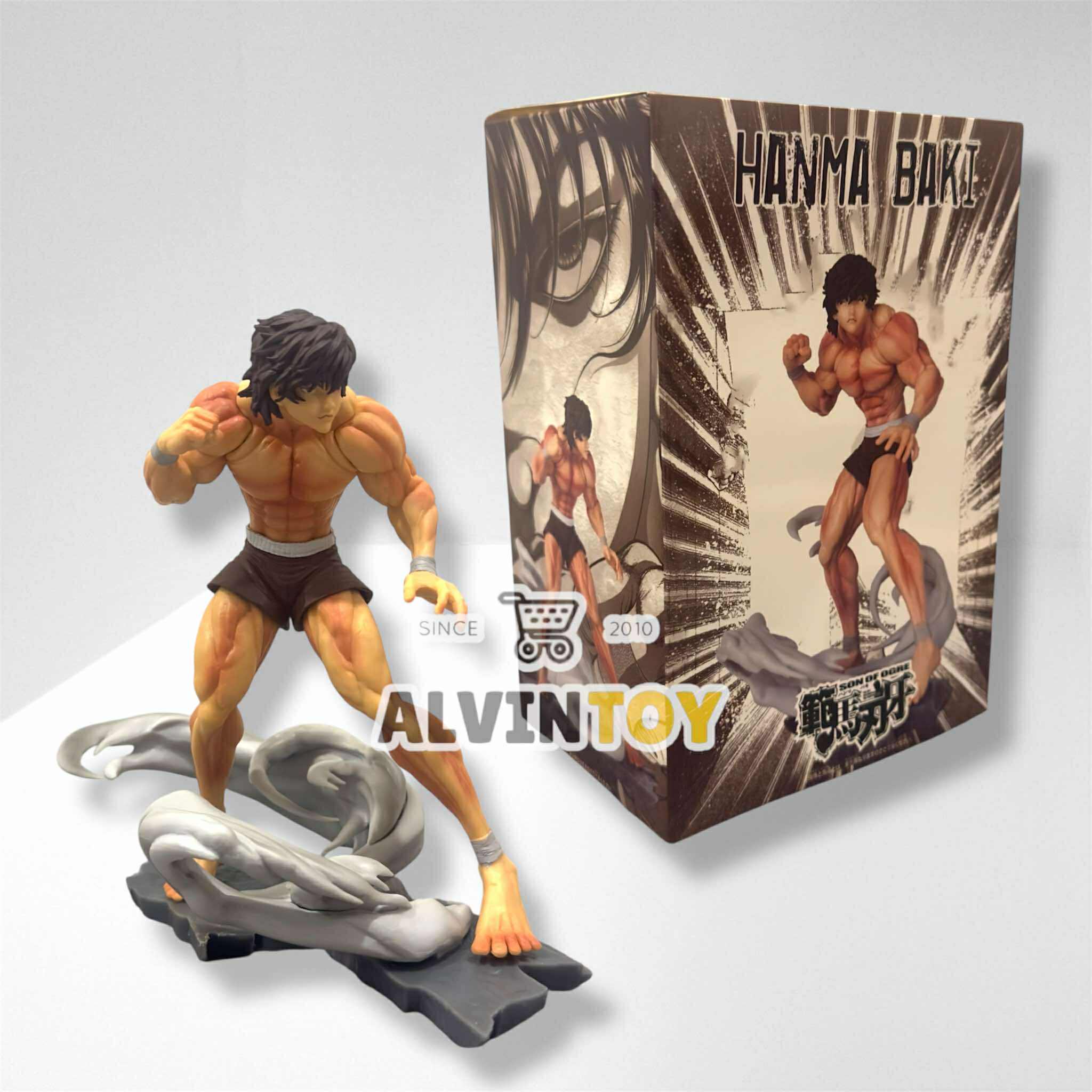 Figure Baki Hanma - ฮันมะ บากิ ขนาดความสูง 16 cm. มีกล่อง
