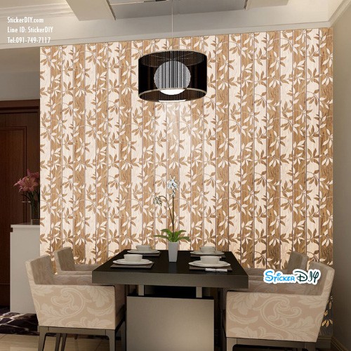 (หน้ากว้าง45ซม..xยาว10เมตร)Wallpaper sticker วอลเปเปอร์แบบกาวในตัว SA1017