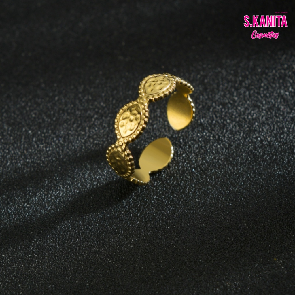 แหวน ปรับระดับได้ แหวนทอง สแตนเลส Adjustable Stainless Steel Ring (SKU-05956)