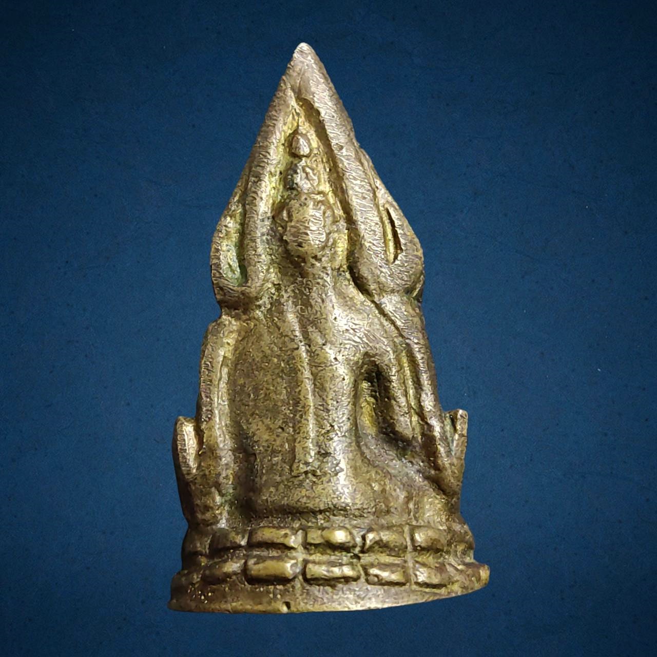 พระพุทธชินราชอินโดจีน สังฆาฏิสั้น หน้าเสาร์ 5 มีโค้ด ปี 2485