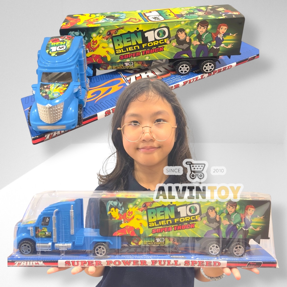 รถบรรทุกเบนเท็น - Ben10 รถบรรทุก คันใหญ่ ผลิตจากวัสดุคุณภาพดี แข็งแรง