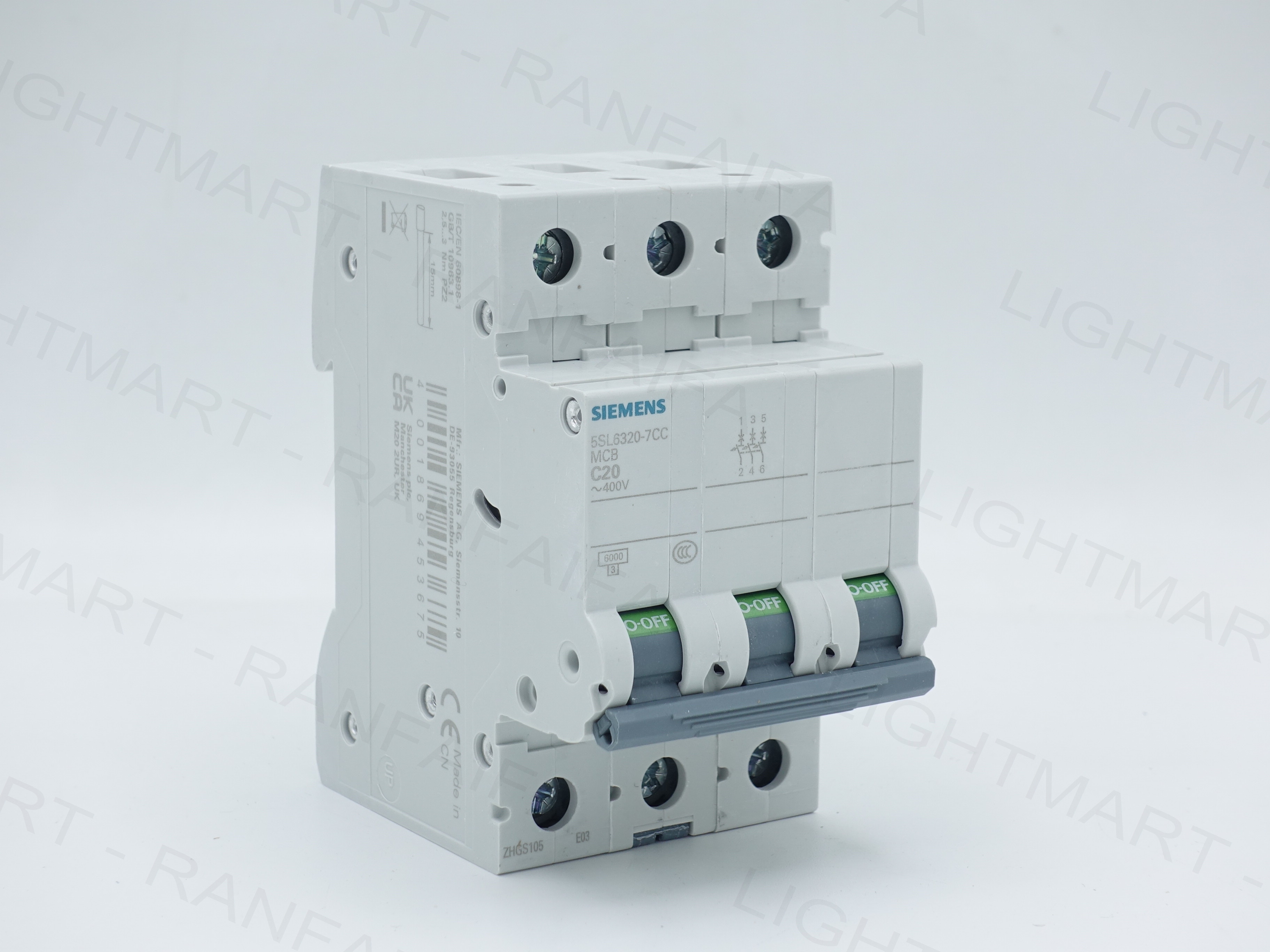 ลูกเบรกเกอร์ย่อย 3P 10-100A Siemens