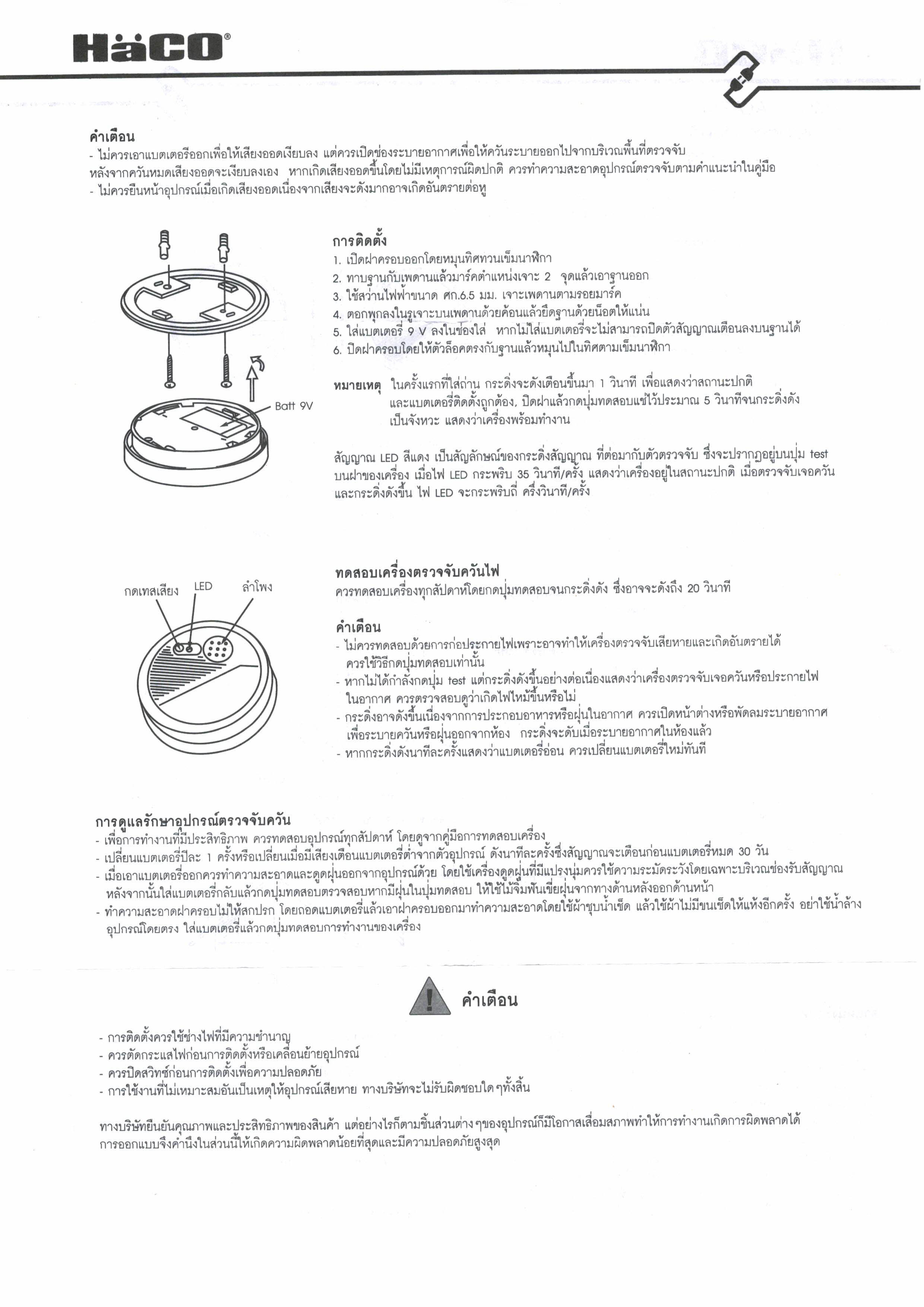 เครื่องจับควัน HACO
