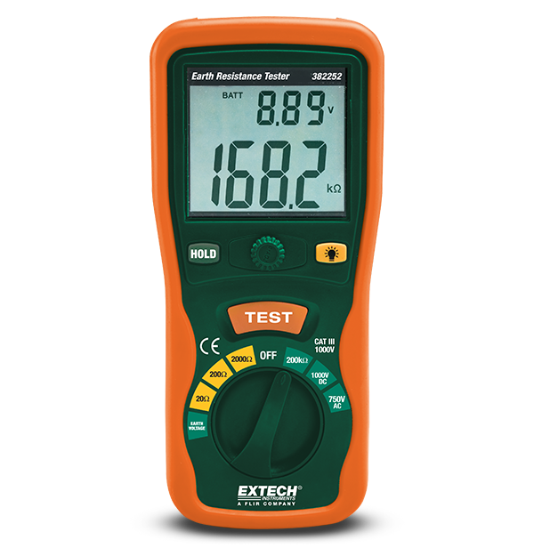 เครื่องวัดความต้านทานดิน EXTECH 382252 Ground Resistance Tester