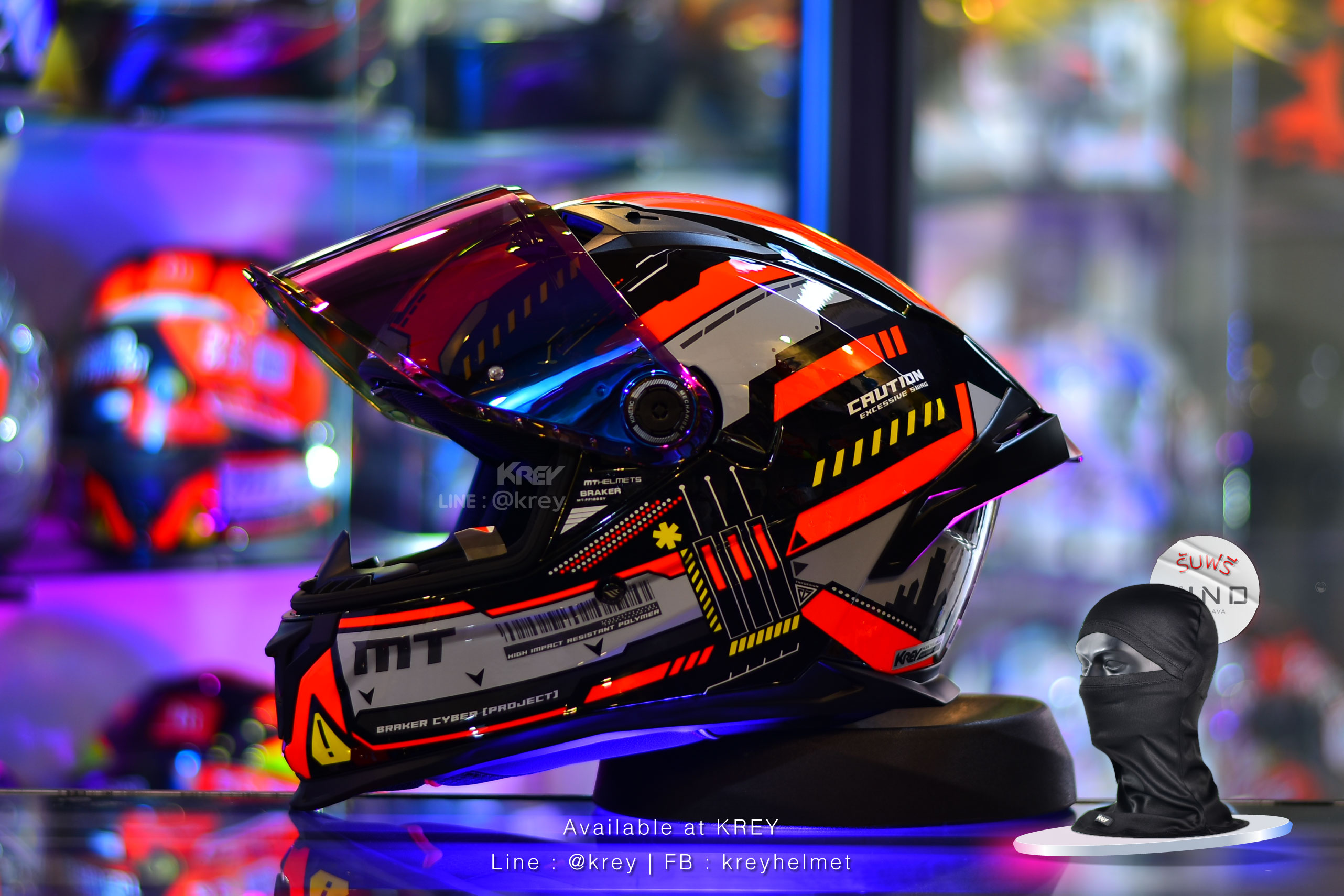 MT model BRAKER SV CYBER GLOSSY RED