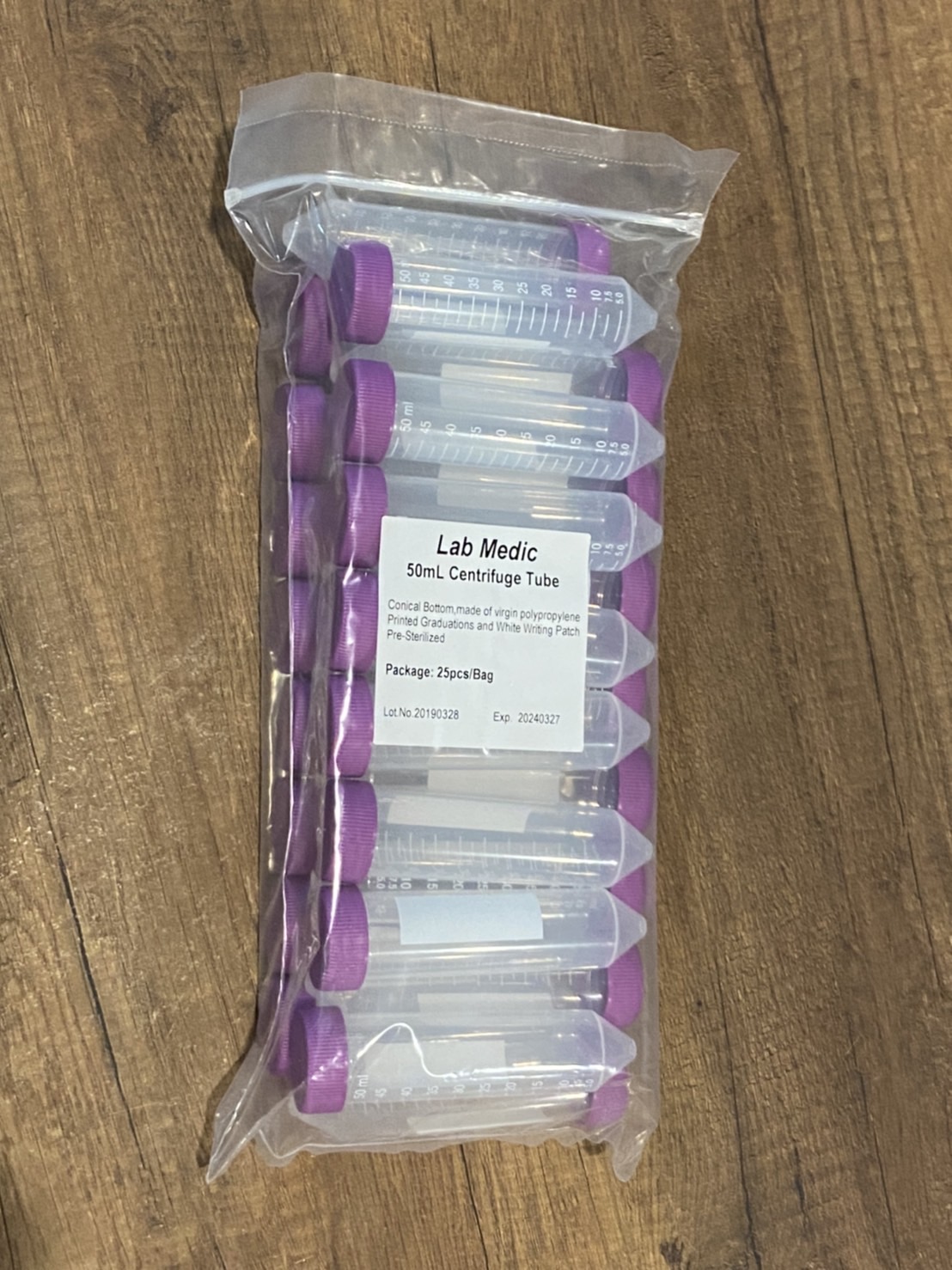 50ml Centrifuge Tube Sterile - LAB MEDIC