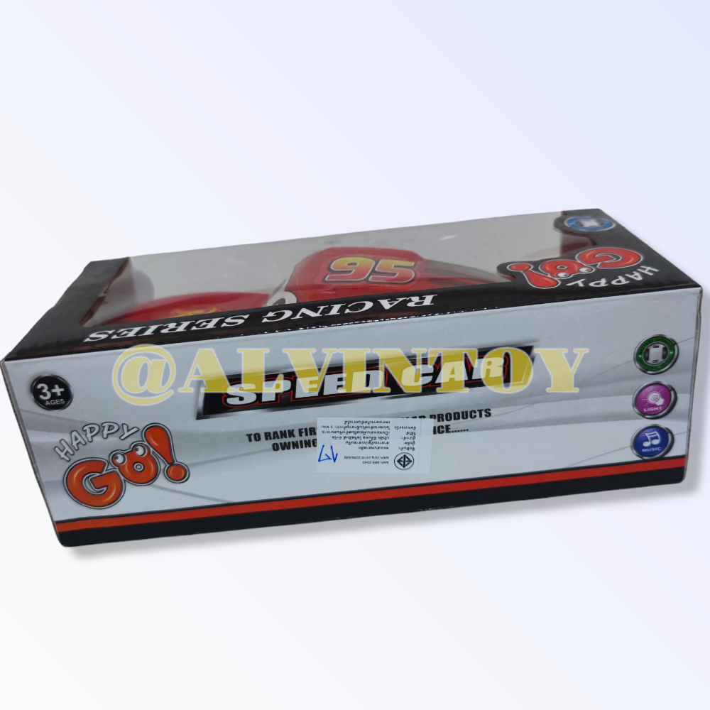 รถของเล่น Lightning McQueen - ไลท์นิ่ง แม็คควีน ชนถอย มีเสียง มีไฟ