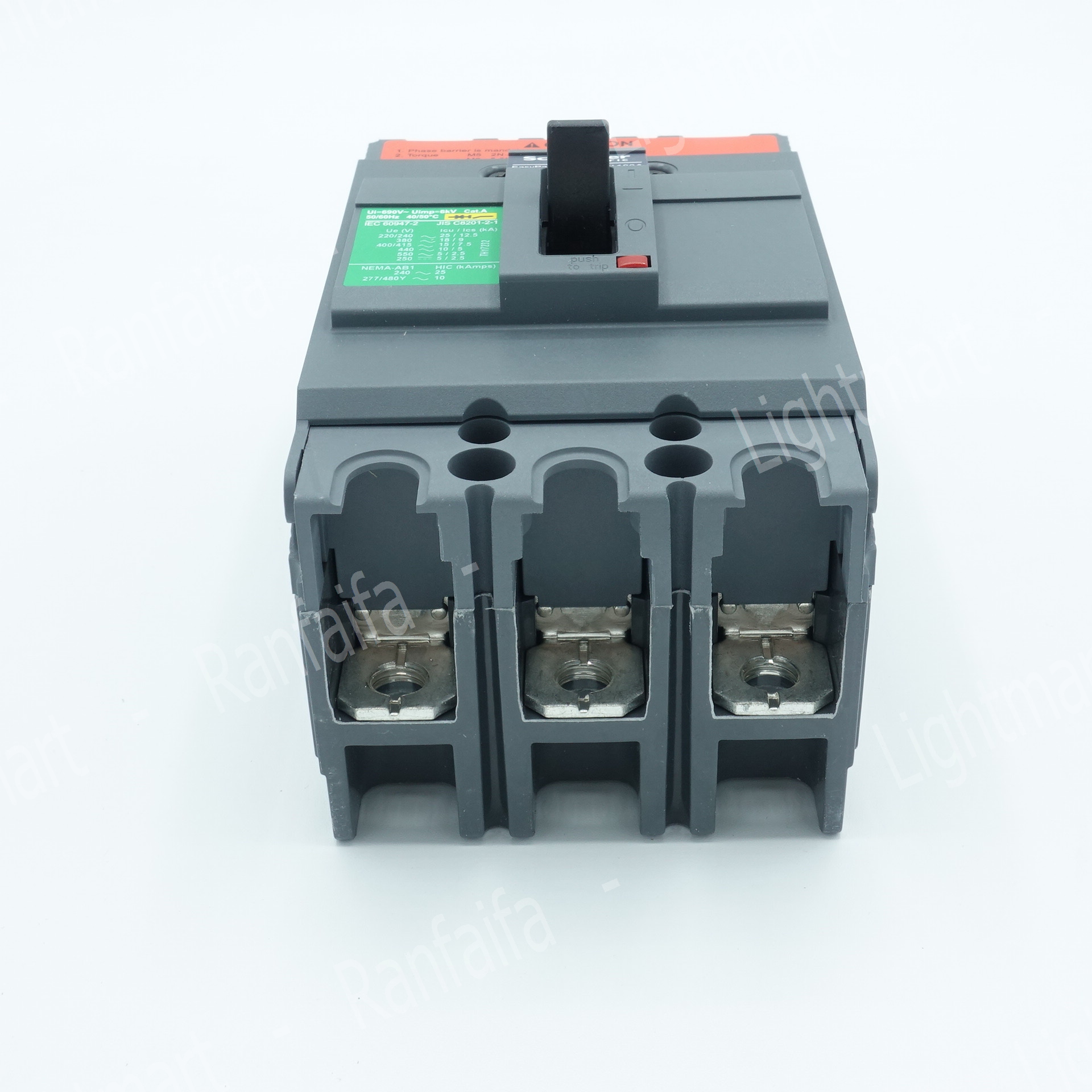 เมนเบรกเกอร์ 3P EZC100N (15kA) Schneider