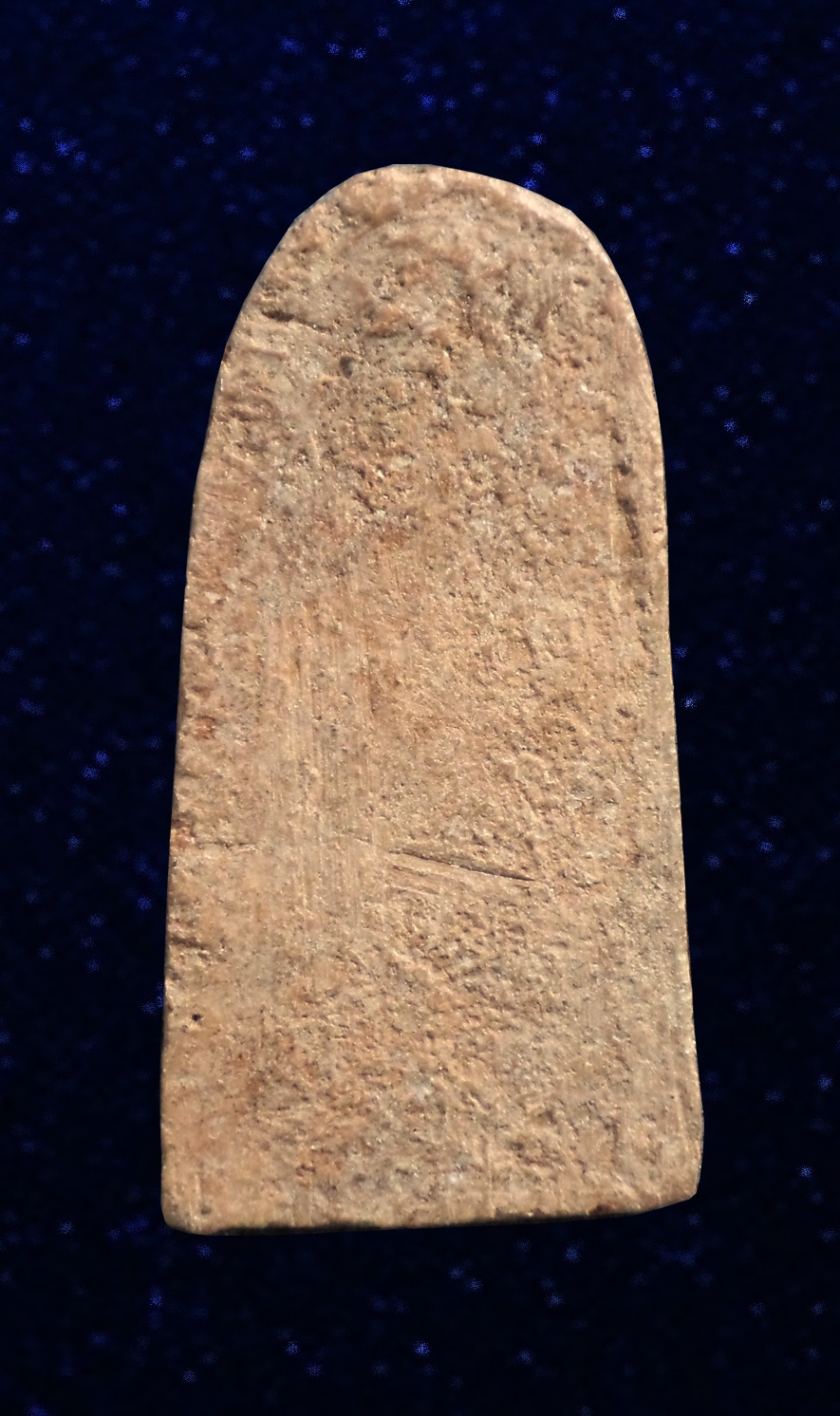 พระลีลาสรรค์ข้างเม็ด เนื้อดิน หลวงพ่อกวย วัดโฆสิตาราม ชัยนาท