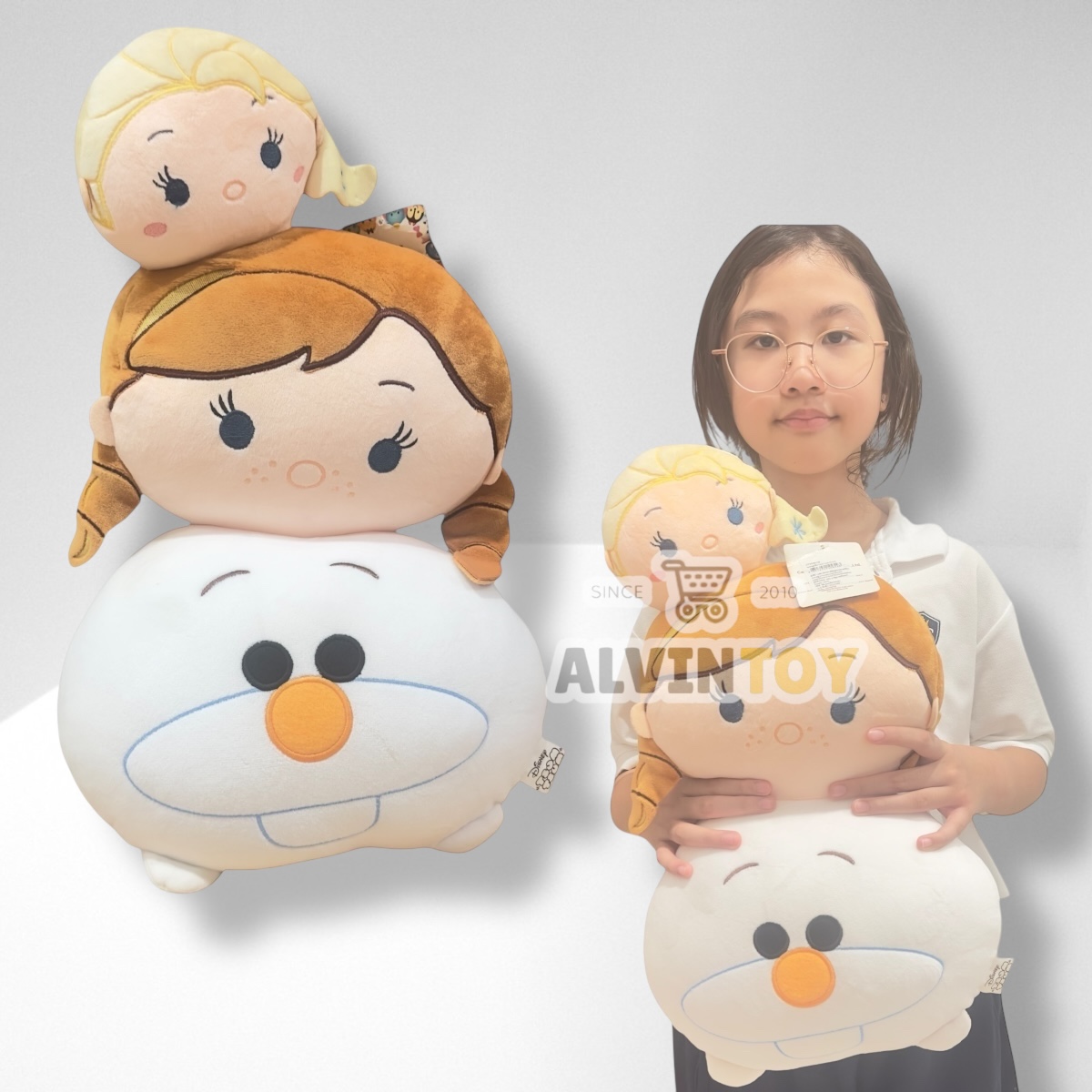 หมอน Frozen Tsum Tsum โฟรเซ่น ขนาดความสูง 20 นิ้ว น่ารัก ขนนุ่มสุดๆ น่ากอด