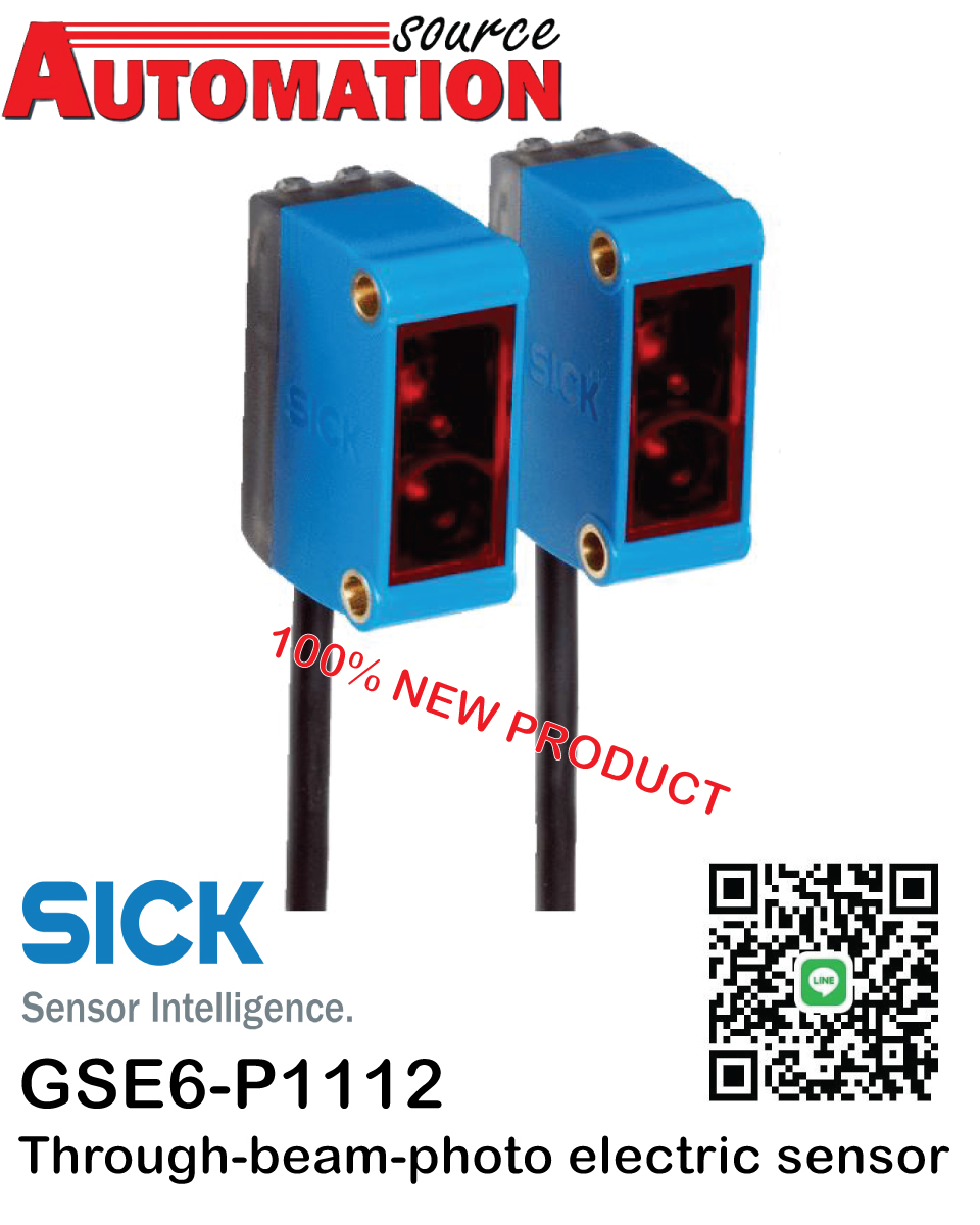 SICK : GSE6-P1112 : Through-Beam Photoelectric Sensor
