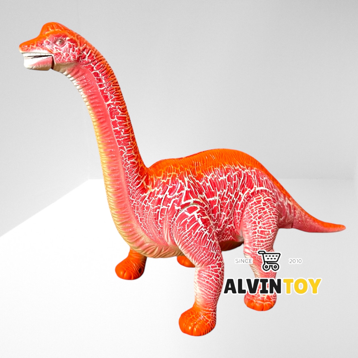 Dinosaur Epoch - ไดโนเสาร์คอยาว เดินได้ เวลาเดินห่างขยับไปมา มีเสียง ขนาดความสูง 24 cm. กว้าง 38 cm.