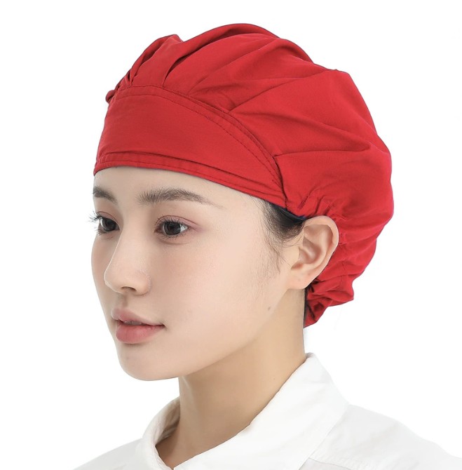 หมวกโรงงาน หมวกจัดเลี้ยง หมวกเชฟ หมวกป้องกันควันน้ำมัน หมวกป้องกันฝุ่น หมวกป้องกันควันน้ำมัน หมวกทำงานครัว