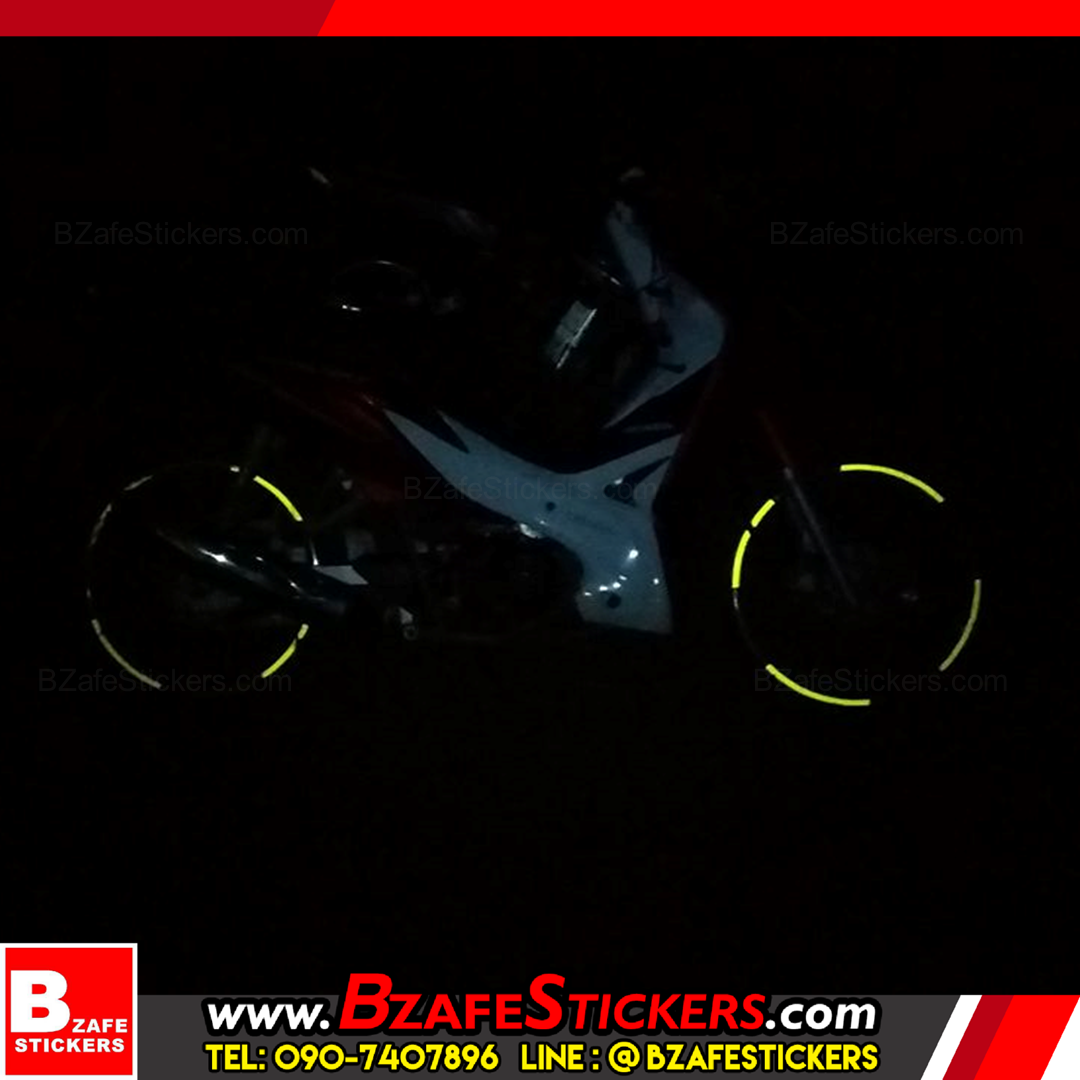 รีวิว สติ๊กเกอร์สะท้อนแสงติดขอบล้อ 3M, Kiwalite สติ๊กเกอร์ติดล้อ สติ๊กเกอร์แต่งรถ