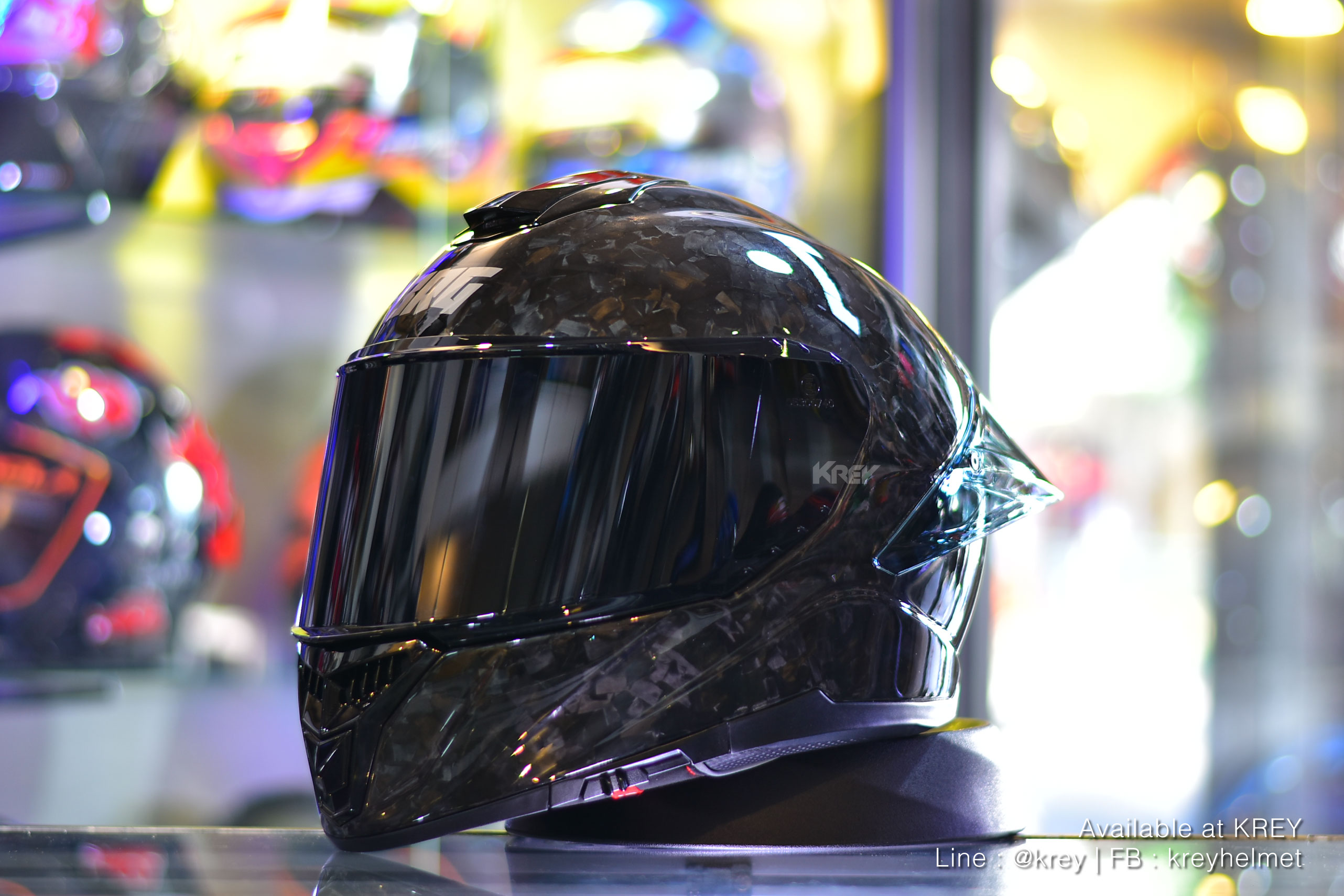 BRG Helmets model BR-24 Carbon Forged