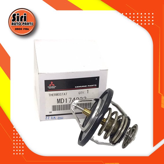 (แท้ศูนย์) (ประกัน 1 เดือน) วาล์วน้ำ MITSUBISHI TRITON 16V เครื่อง2500 วาล์วน้ำแท้ศูนย์ 82 องศา MD174233 สำหรับรถยนต์ TRITON , PAJERO SPORT ดีเซล มาพร้อมโอริง