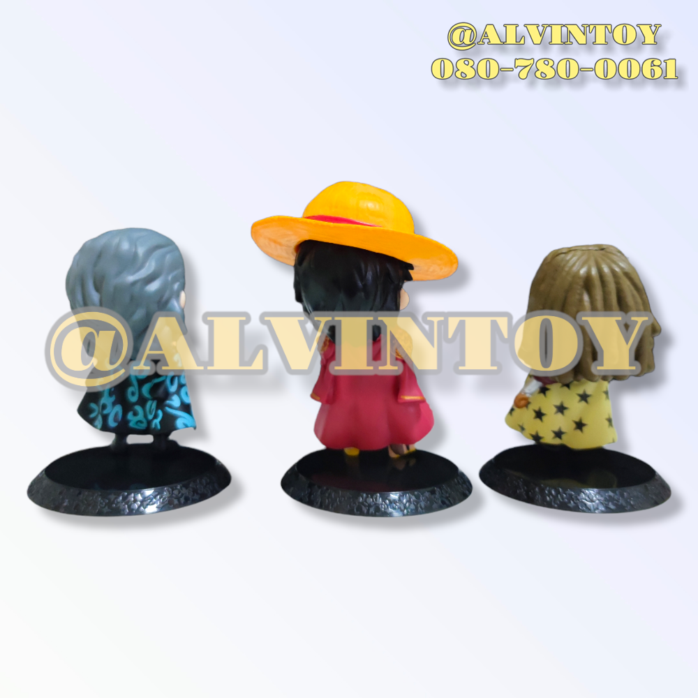 ฟิกเกอร์ One Piece - วันพีช จักรพรรดิ ชุด 6 ตัว ขนาดความสูง 9-12 ซม. ผลิตจาก PVC คุณภาพดี